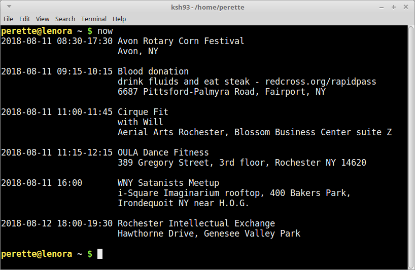 Terminal screenshot